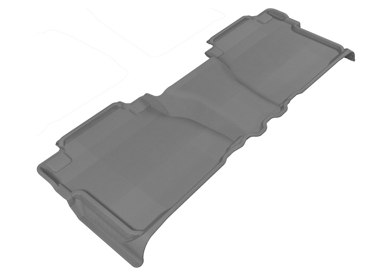 Toyota Tundra Double Cab Floor Mat - Rear - 3D MAXpider - Kagu - Gray - `07-`13